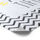 Seien Sie vorsichtig Poster (Ecke)