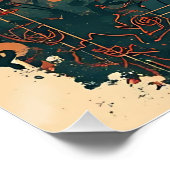 Seien Sie vorsichtig Poster (Ecke)