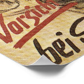 Seien Sie vorsichtig - Spionageposter Poster (Ecke)