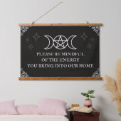 Seien Sie vorsichtig Wandteppich Mit Holzrahmen (Schlafzimmer)