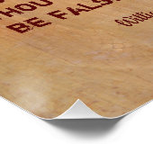 Seien Sie wahr — Shakespeare-Kostenvoranschlag Poster (Ecke)