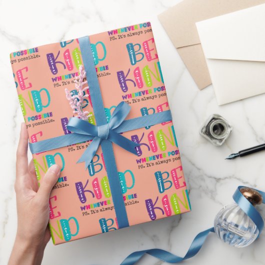 Seien Sie, wann immer möglich Geschenkpapier (Schenken)