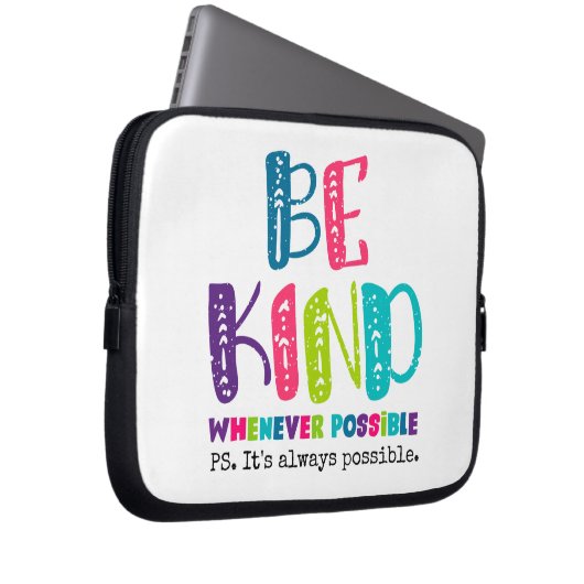 Seien Sie, wann immer möglich Laptopschutzhülle (Vorne Rechts)