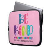 Seien Sie, wann immer möglich Laptopschutzhülle (Vorderseite Links)