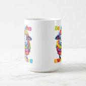 Seien Sie, wer ewe ist Rainbow Sheep Kaffeetasse (Mittel)