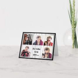 Seien Sie, wer Sie sind, und sagen Sie, was Sie si Karte