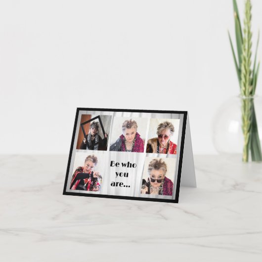 Seien Sie, wer Sie sind, und sagen Sie, was Sie si Karte (Vorderseite)