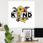 Seien Sie wie ein Kind Poster (Heimbüro)