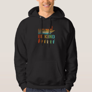Seien Sie wie ein Retro Vintag Hoodie