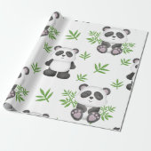 SEIEN SIE WIE EINE PANDA-BAR-BAMBOO-CHINA. GESCHENKPAPIER (Ungerollt)