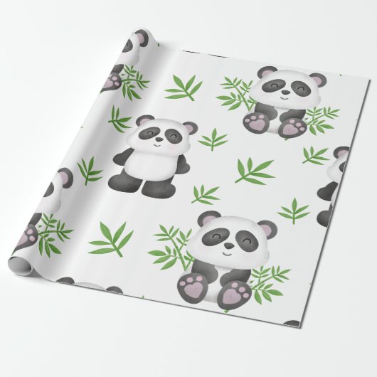 SEIEN SIE WIE EINE PANDA-BAR-BAMBOO-CHINA. GESCHENKPAPIER (Ungerollt)