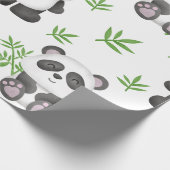 SEIEN SIE WIE EINE PANDA-BAR-BAMBOO-CHINA. GESCHENKPAPIER (Ecke)