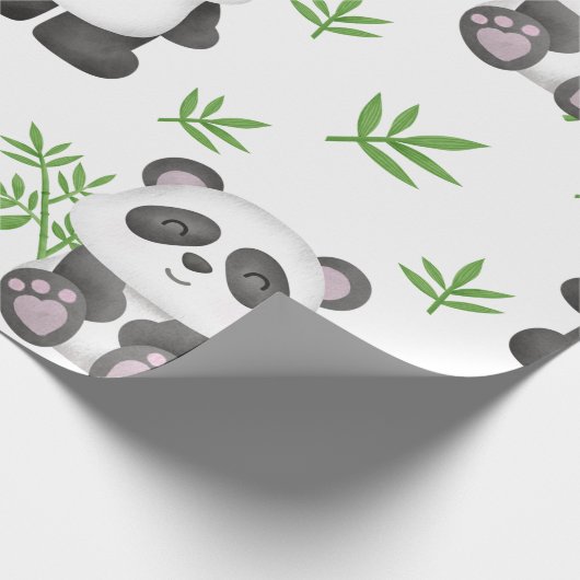 SEIEN SIE WIE EINE PANDA-BAR-BAMBOO-CHINA. GESCHENKPAPIER (Ecke)