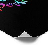 Seien Sie wirklich nicht perfekt, selbst positiv i Poster (Ecke)