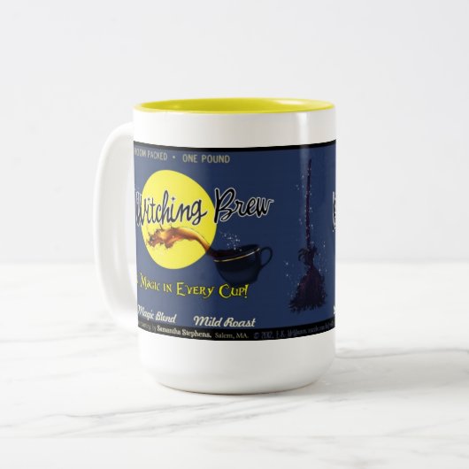 Seien Sie Witching Gebräu-Kaffee Zweifarbige Tasse (Vorderseite Links)