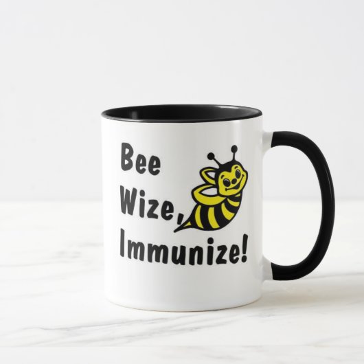 Seien Sie Wize immunisieren! Tasse (Rechts)