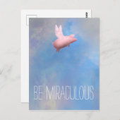 Seien Sie wunderbar Postkarte (Vorne/Hinten)