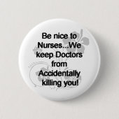 SEIEN SIE ZU DEN KRANKENSCHWESTERN NETT BUTTON (Vorderseite)