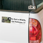 Seien Sie zu den wild lebenden Tieren, Autoaufkleber (Auf Lkw)