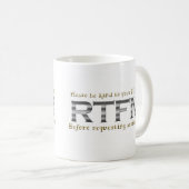 Seien Sie zu ES Personal nett Kaffeetasse (VorderseiteRechts)