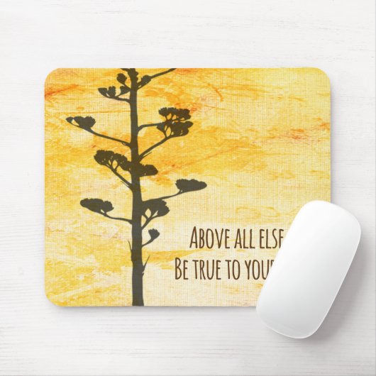 Seien Sie zu selbst inspirierend Zitat Mousepad (Mit Mouse)