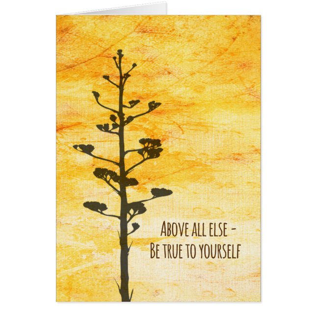 Seien Sie zu selbst wahr (Vorne)