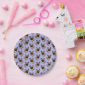 Seien Sie zum niedlichen schwarzen Maskenkitz Pappteller (Party)