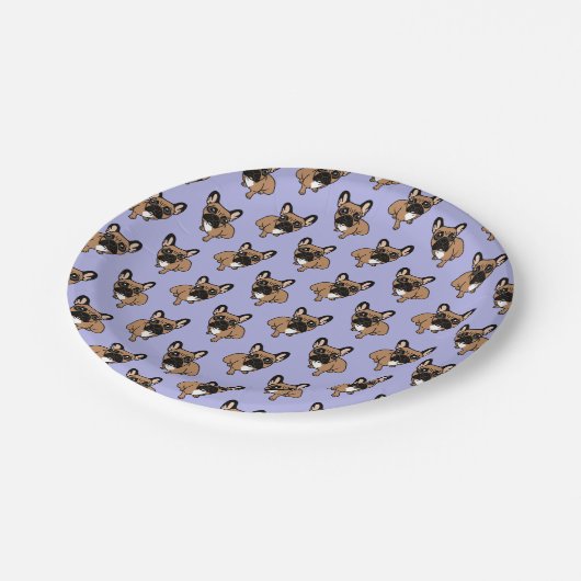 Seien Sie zum niedlichen schwarzen Maskenkitz Pappteller (Schrägansicht)