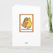 Seien Sie zur Tier-Gruß-Karte nett Karte (Rückseite)