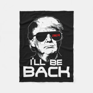Seien Sie zurück Funny 45 47 Donald Trump 2024 Ame Fleecedecke