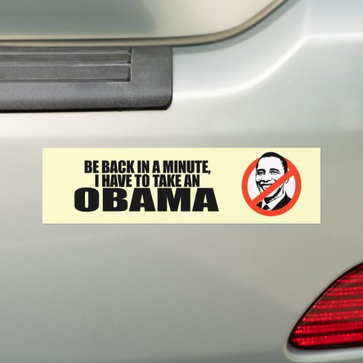 SEIEN SIE ZURÜCK IN EINER MINUTE, ICH MÜSSEN EINEN AUTOAUFKLEBER (Auf Auto)