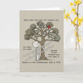 Seien vorbereitet Sie Karte (Gelbe Blume)