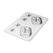 Seife Bad Bathmat Badematte (Schrägansicht)