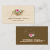 Seife Blume Sparkle Doppelseitig Visitenkarte (Vorne/Hinten)