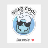Seife Cool Funny Soap Puff Aufkleber (Blatt)