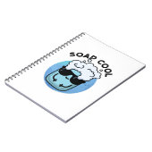 Seife Cool Funny Soap Puff Notizblock (Linke Seite)