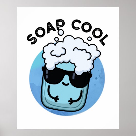 Seife Cool Funny Soap Puff Poster (Vorne)
