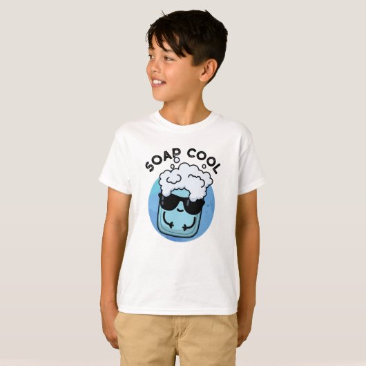 Seife Cool Funny Soap Puff T-Shirt (Vorne ganz)