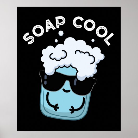 Seife Cool Funny Soap Puppe Dark BG Poster (Vorne)