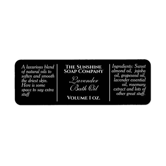 Seife im Vintagen Schwarz-Papier-Stil und Kosmetik (Vorne)