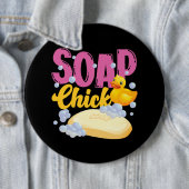 Seife Kaschieren Hühnerseife Küken 1 Button (Beispiel)