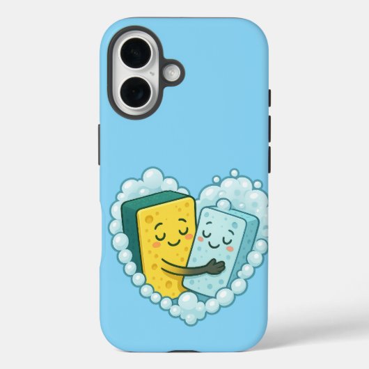 Seife-Liebe - Schwamm- und Diskothekenseife Case-Mate iPhone Hülle (Rückseite)