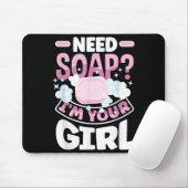 Seife machen Seife Maker Funny Mousepad (Mit Mouse)