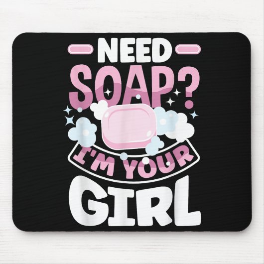 Seife machen Seife Maker Funny Mousepad (Vorne)