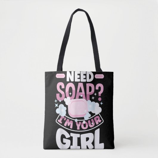 Seife machen Seife Maker Funny Tasche (Vorderseite)