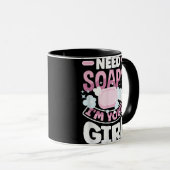 Seife machen Seife Maker Funny Tasse (VorderseiteRechts)