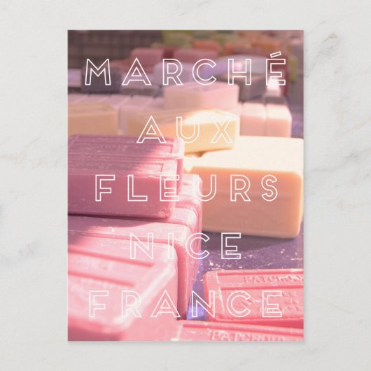 Seife POSTCARD Postkarte (Vorderseite)