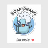 Seife Prano Funny Soprano Seifenpun Aufkleber (Blatt)