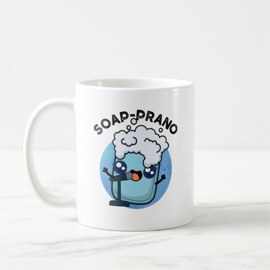 Seife Prano Funny Soprano Seifenpun Kaffeetasse (Links)