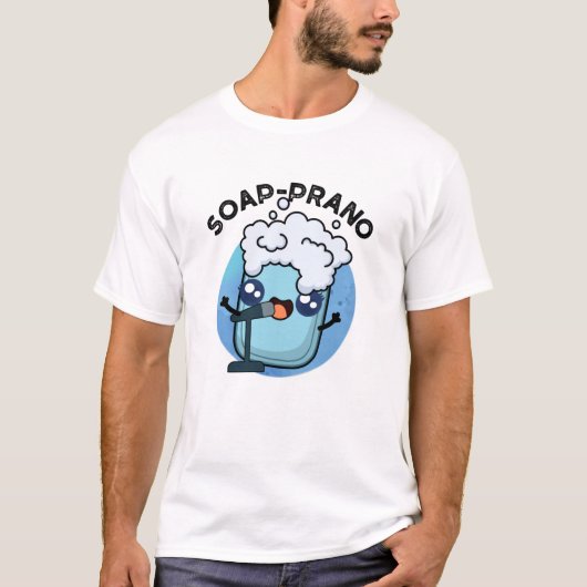 Seife Prano Funny Soprano Seifenpun T-Shirt (Vorderseite)